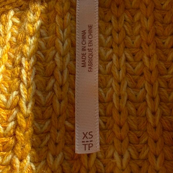 FREE PEOPLE XS High Hopes Cardigan Oversized Cozy Chunky Open Front Marmalade - Picture 8 of 10